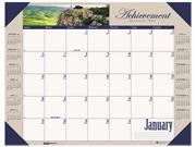 House Of Doolittle HOD175 Earthscapes Motivational Photographic Monthly Desk Pad Calendar 22 x 17