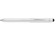 Cross AT00901 Tech3 Multifunction Pen with Stylus Lustrous Chrome with Chrome Plated Appointments