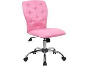 Boss Office Supplies B220 PK Tiffany Microfiber Chair Pink