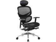 Boss Office Supplies B6888 BK HR Multi Function Mesh Chair W Head Rest