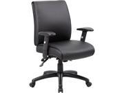 Boss Office Supplies B716 BK Multi Function Mid Back Executive Chair