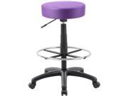 Boss Office Supplies B16210 PR The DOT drafting stool Purple