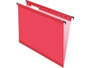 Pendaflex 615215RED Poly Laminate Hanging Folders Letter 1 5 Cut Red 20 Box 1 Box