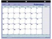 Rediform C181721 Brownline Monthly Desk Pad Calendar