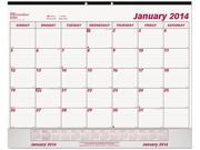 Rediform C1731V Brownline Monthly Desk Pad Calendar