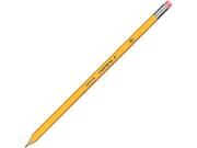 Dixon 12872 DZ Oriole Woodcase Pencil HB 2 Yellow Barrel 12 Pack