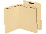 Globe Weis 24537AM Antimicrobial Fastener Folder 3 4 Exp. 2 Fasteners Letter 50 BX