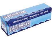 Boardwalk 7120 Heavy Duty Aluminum Foil Roll 12 x 500 ft 20 Micron Thickness Silver 1 Roll