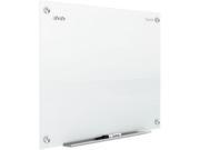 Quartet G2418W Infinity Magnetic Glass Marker Boards, White Surface, 2' x 1.5'