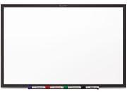 Quartet S535B Classic Melamine Dry Erase Board 60 x 36 White Surface Black Frame 1 Each
