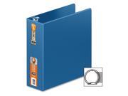 Wilson Jones 364497462 364497462 Heavy Duty Round Ring View Binder with Extra Durable Hinge 3 Capacity PC Blue