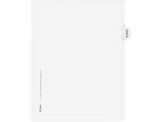 Avery 82119 Legal Exhibit Index Divider