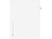 Avery 82278 Side Tab Legal Index Divider