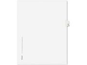 Avery 82282 Side Tab Legal Index Divider