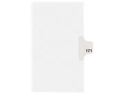 Avery 82387 Individual Side Tab Legal Exhibit Dividers