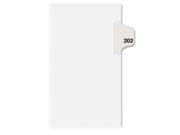 Avery 82418 Individual Side Tab Legal Exhibit Dividers