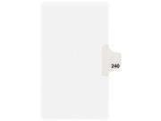 Avery 82456 Individual Side Tab Legal Exhibit Dividers