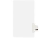 Avery 82474 Individual Legal Dividers Letter Size 258