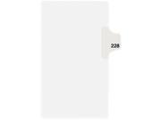 Avery 82444 Individual Side Tab Legal Exhibit Dividers