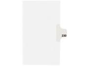 Avery 82446 Individual Side Tab Legal Exhibit Dividers