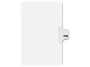 Avery 82476 Individual Legal Dividers Letter Size 260