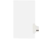Avery 82449 Individual Side Tab Legal Exhibit Dividers