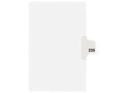 Avery 82451 Individual Side Tab Legal Exhibit Dividers