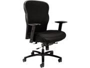 Basyx VL705VM10 Big and Tall High Back Chair Black Frame Black Mesh Fabric