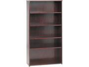 Basyx Veneer Series Five Shelf Bookcase