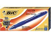 BIC VLGB11BE Velocity Retractable Ballpoint Pen Blue Ink 1.6mm Bold Dozen