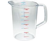 Rubbermaid Commercial RCP 3218 CLE Bouncer Measuring Cup 4qt Clear