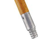 Rubbermaid Commercial RCP 6364 Lacquered Wood Threaded Tip Broom Sweep Handle 60 Natural