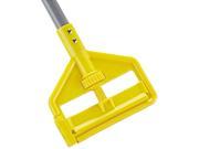 Rubbermaid Commercial RCP H135 Invader Aluminum Side Gate Wet Mop Handle 54 Gray Yellow