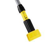 Rubbermaid Commercial RCP H245 Gripper Fiberglass Mop Handle 54 Blue Yellow