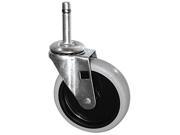 Replacement Swivel Casters Bayonet 4in Wheel Black