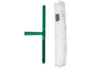 Unger UNG WC450 18 Original Strip Washer with Green Nylon Handle White Cloth Sleeve