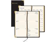 At A Glance Fine Pocket Diary 70111005 2016 Business Weekly Monthly 1 Year January till December 3.13 x 6.63 Black Leather
