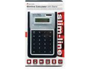 Sentry CA273 Slimline Calculator with Stand Silver Black