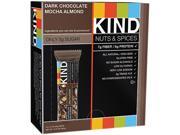 KIND Nuts Spices Dark Chocolate Mocha Almond Box of 12 Bars by Kind