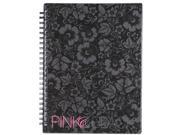Mead 400015933 Pink Black Notebook