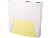 Bagcraft Papercon 057412 Grease Resistant Wrap Liner 12 x 12 Yellow 1000 Box 5 Boxes Carton 1 Carton