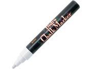 Marvy 480S0 Bistro Water based Chalk Marker 6 mm Marker Point Size Point Marker Point Style White Ink 1 Each