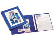 Framed View Heavy Duty Binder w Locking 1 Touch EZD Rings 1 Cap Pacific Blue