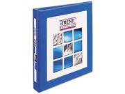 Avery 68026 Framed View Binder With Slant Rings 1 2 Capacity Royal Blue