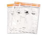 Quality Park 45241 Tamper Evident Deposit Bags 20 x 20 Clear 100 per Pack