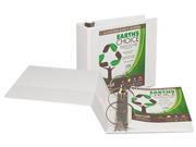 Samsill 18907 Earth s Choice Biodegradable Round Ring View Binder 5 Capacity White