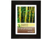 Bamboo Frame 5 x 7 Black