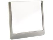 Durable 4977 23 Click Sign Holder For Interior Walls 6 3 4 x 1 2 x 5 1 8 Graphite