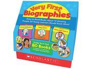 Scholastic 0545172802 Very First Biographies Eight pages 16 Books and Teaching Guide PreK K