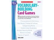 Scholastic 0439573149 Vocabulary Building Card Games Grade Four 80 pages